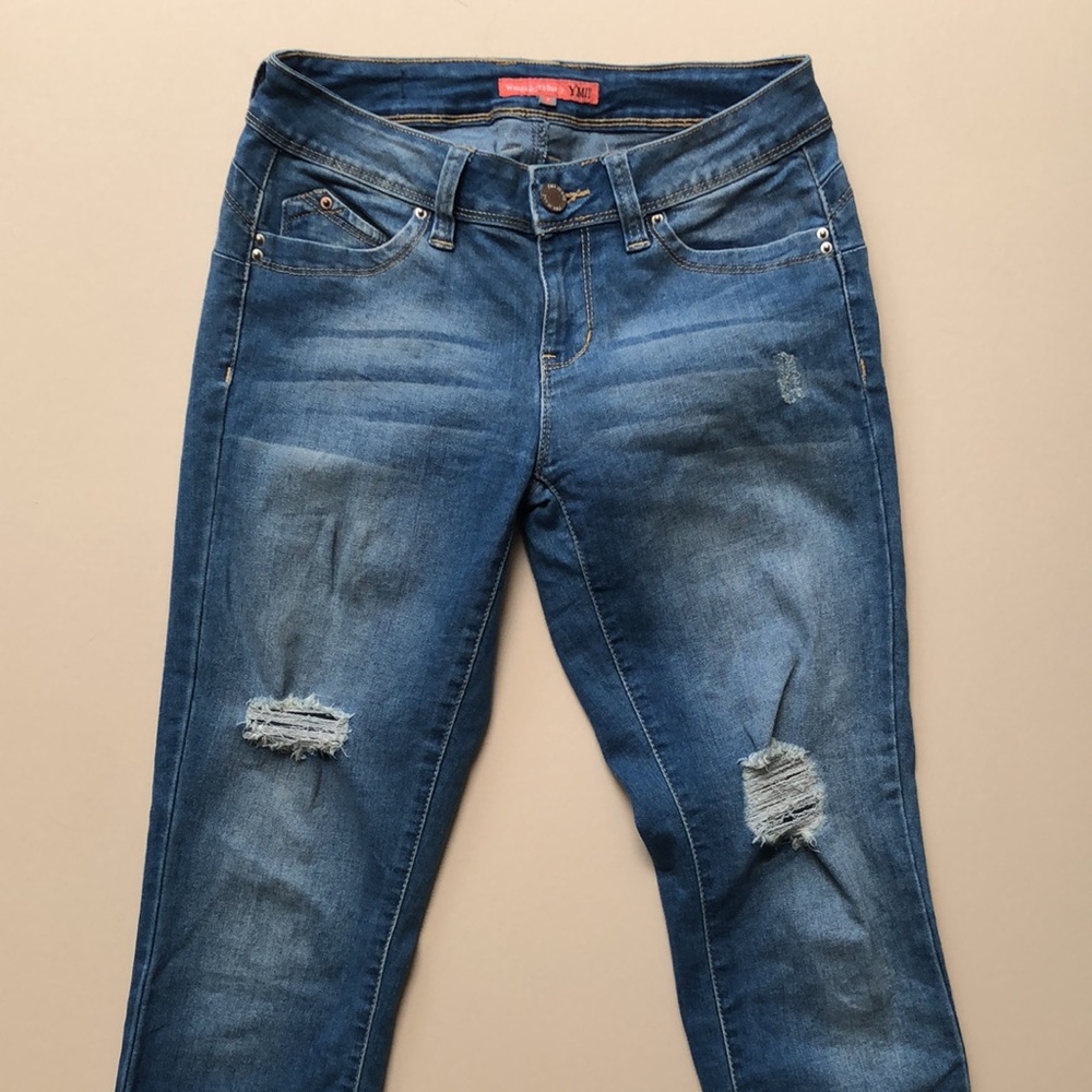 YMI wanna betta butt crop jeans